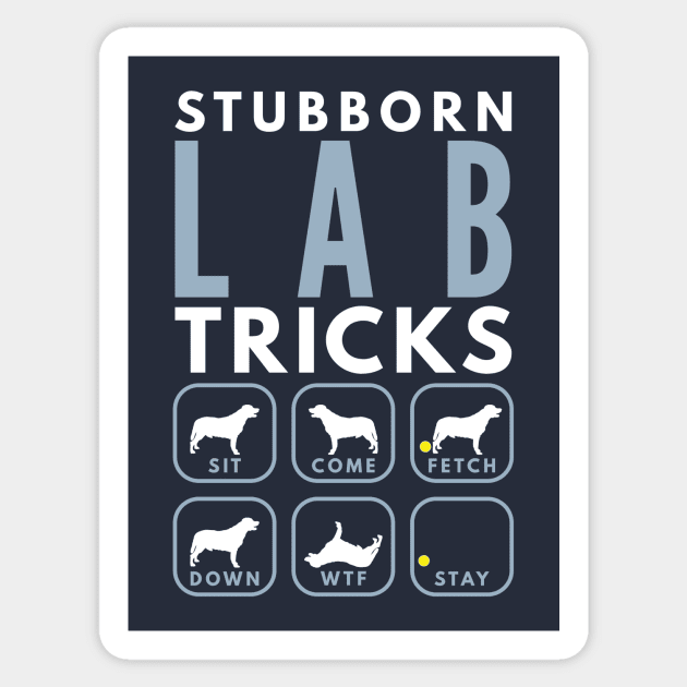 Stubborn Labrador Retriever Tricks - Dog Training Sticker by DoggyStyles